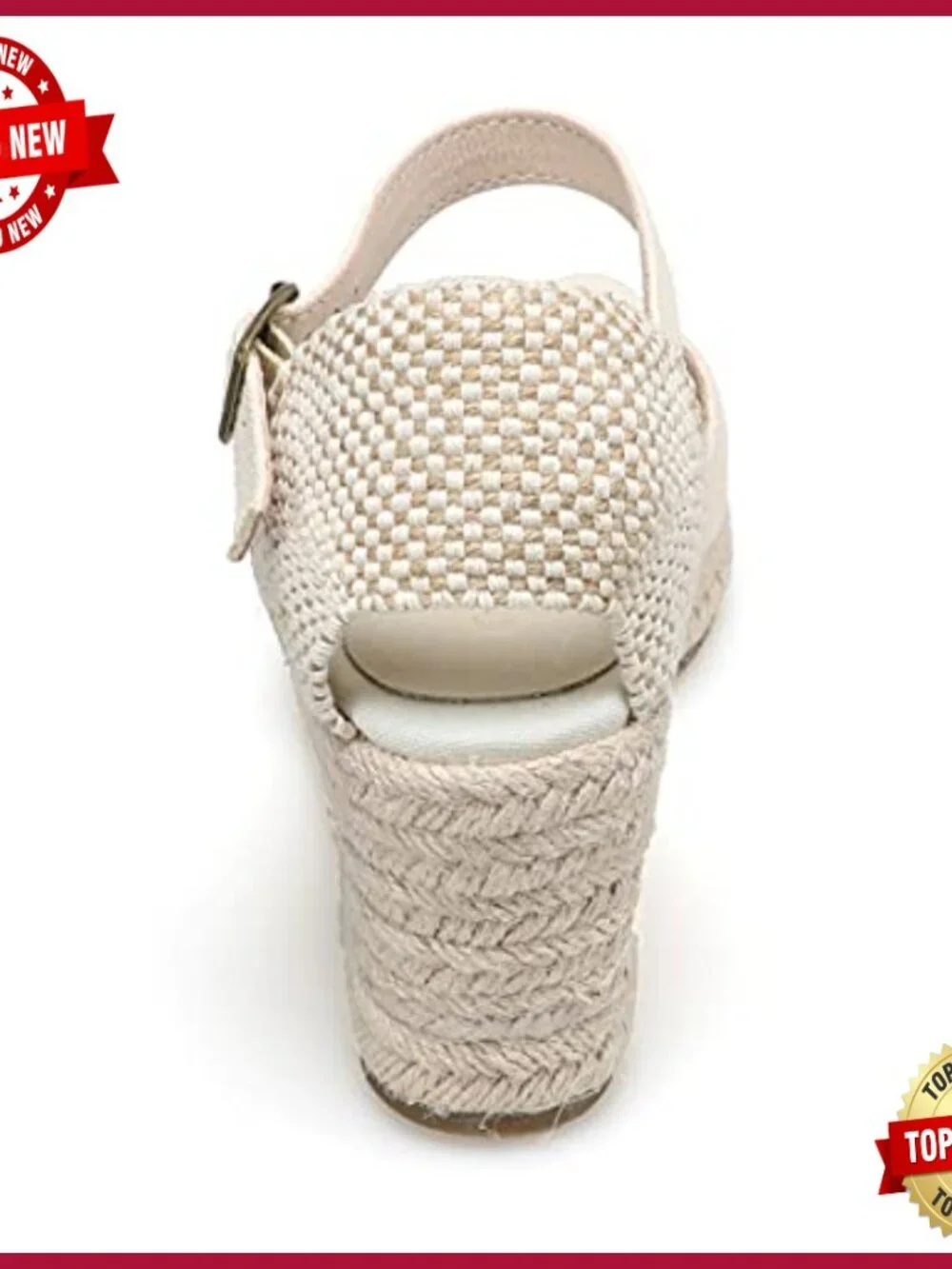 Espadrille Wedge Sandals, Lace Up Ankle Tie, Chunky Heel, Woven Summer Shoes